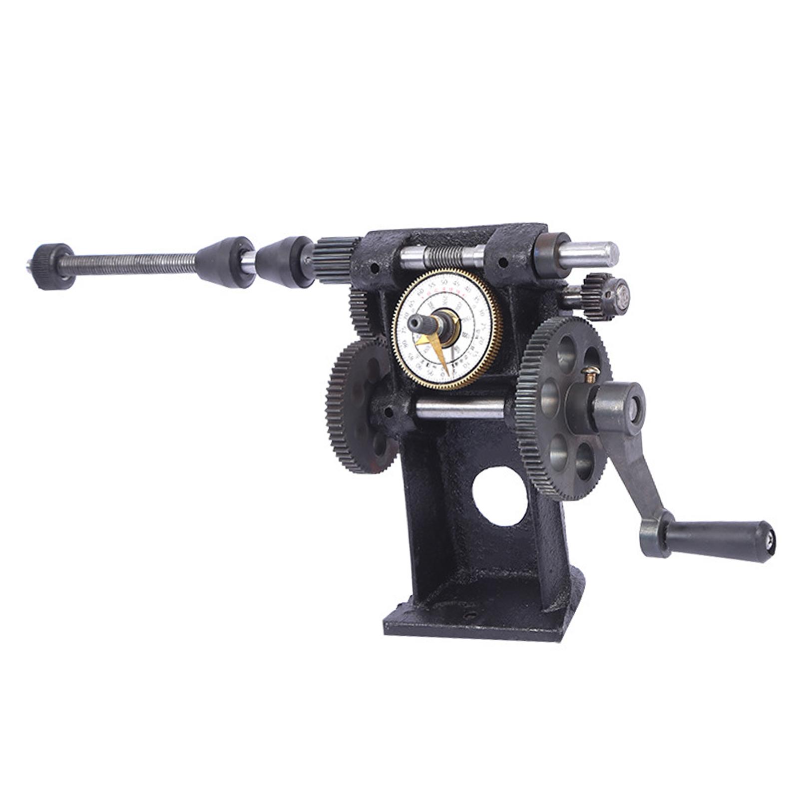 Magideal - Bobinadora De Bobina Manual Máquina Bobinadora De Bobina Manual Relación De Velocidad Ajustable 1:3 Y 1:8 Conteo De Doble Velocidad Para Cinta Elástic