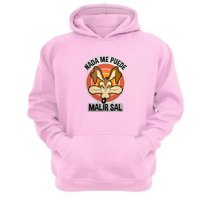 Genérico - Polerón Canguro Coyote Rosa Talla L Unisex