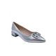 thumbnail image 2 of Zapato de taco Ecocuero ZB011 Plata, 2 of 5