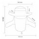 thumbnail image 3 of Sombrero Gorro 3 En 1 Para Sol Guarda Polvo Trekking Pesca, 3 of 3
