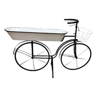 Genérico - Porta Macetas Decorativo Bicicleta Clásica Elegante Jhn
