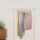 thumbnail image 5 of Perchas de madera para pantalones Nature Smile, madera de loto, con 2 clips, 10 unidades, 5 of 8
