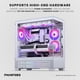 thumbnail image 5 of Funda para PC para juegos Phanteks XT View Matrix Mid-Tower ATX, gris y blanco, 5 of 7