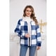 thumbnail image 2 of Chaqueta Leñadora Peluda Oversize Mujer Invierno Calidad Premium 6075, 2 of 3