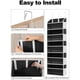 thumbnail image 1 of Organizador Puerta TAHAVICE 5 Bolsillos 10 Mallas Negro 140cm, 1 of 3