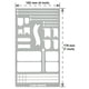 thumbnail image 4 of Plantilla de metal Aleks Melnyk 10x18 cm para bullet journal, 4 of 4