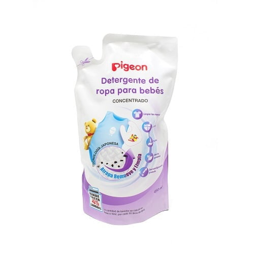 Pigeon - Recarga Detergente De Ropa Para Bebé, 450 Ml