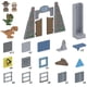 thumbnail image 4 of Set De Construcción De Azulejos Magnéticos Jurassic World, 4 of 5