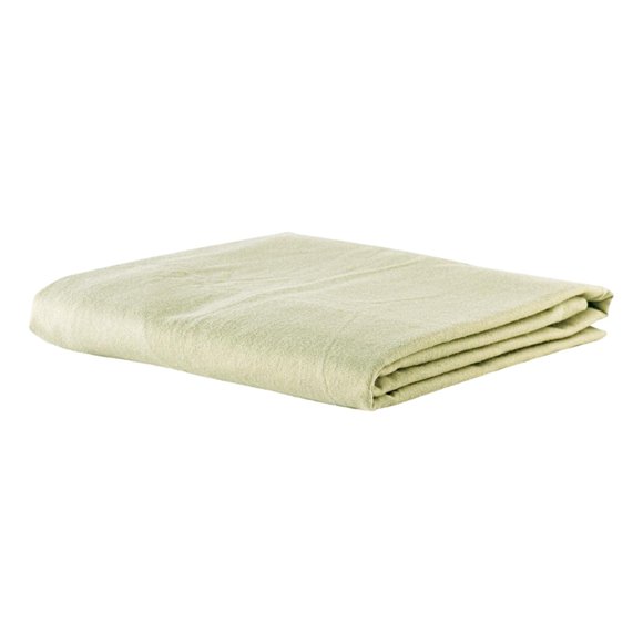 Sábanas de masaje NRG Deluxe de franela, 100% algodón, salvia
