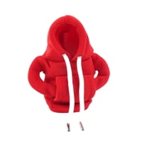 Ioensy - Cubierta Con Capucha Para Palanca De Cambios De Coche, Decoración De Palanca De Cambios, Cubierta Ligera Para Manija De Cambio De Marchas, Color Rojo