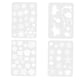 thumbnail image 5 of 4 Piezas Reusabletemplate Set Stencils Painting Craft Para Journal Notebook, 5 of 5