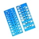 thumbnail image 2 of Comprobador De Roscas De 2 Piezas, Herramienta De Medición Portátil Para Fontaneros, Calibre De Rosca Azul, 2 of 5