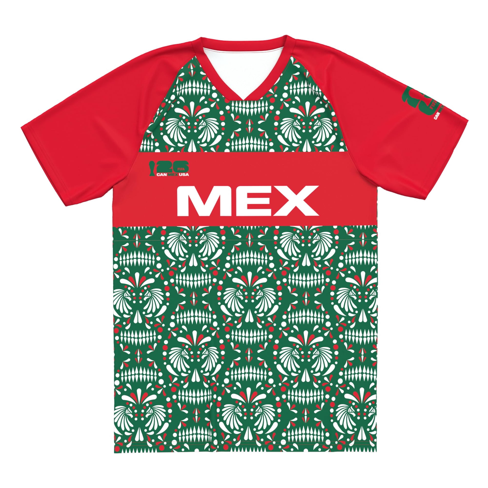 Playera De Fútbol Para Niños Outerstuff Fifa 2026 México Talla Grande