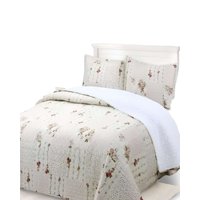 Genérico - Cubrecama Quilt Sherpa 2 Plazas 230X250 15