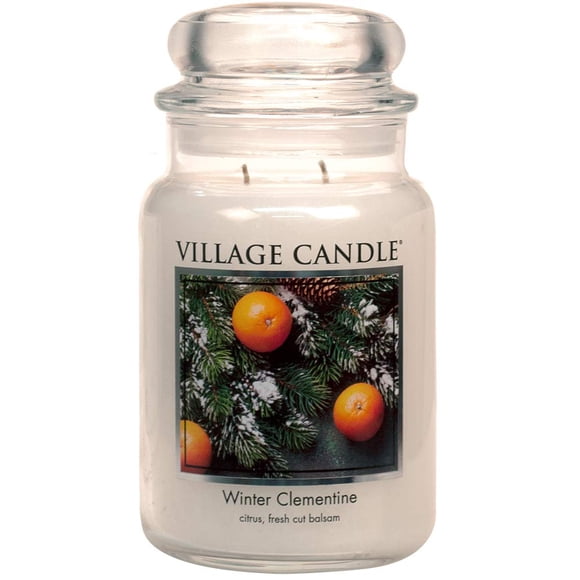 Tarro de boticario Candle Village Candle Winter Clementine, 625 ml