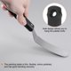 thumbnail image 5 of Uxcell No.3 Cuchillo de Paleta de Pintura Espátula Redonda de Acero Inoxidable para Óleo Acrílico, 5 of 6