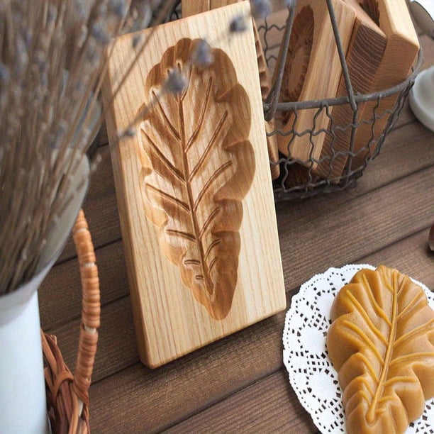 1pc, Easy Baking with Wooden Cookie Mold - Press Cookie Stamp for Perfectly Shaped Treats - Kitchen Gadgets and Accessories for Home Bakers