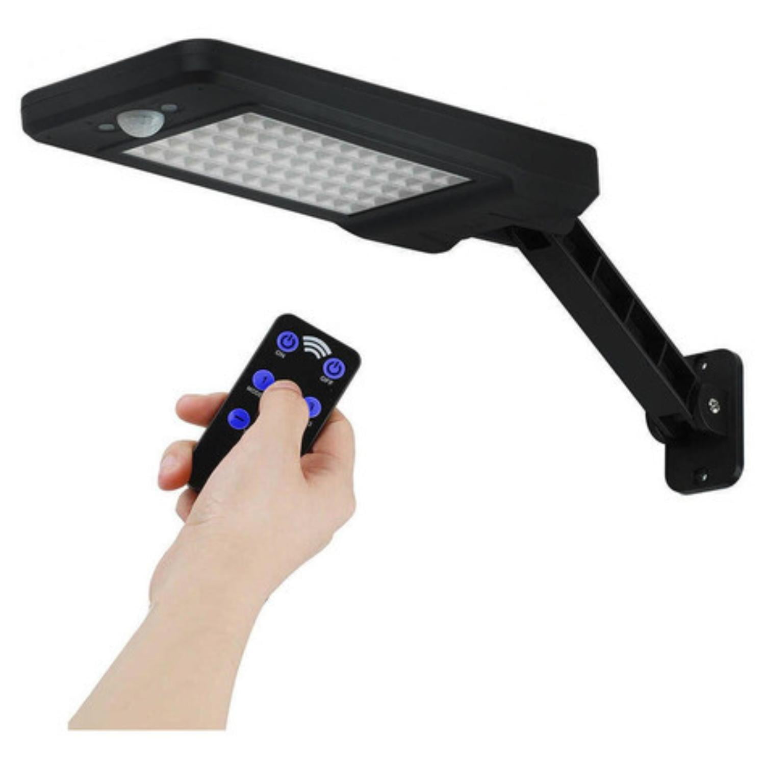Concepts Life - Foco Led Solar Para Exteriores Con Control Remoto - Negro
