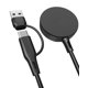 thumbnail image 1 of Cargador Bicmice 2 en 1 USB C/A para Samsung Galaxy Watch, 1 of 5
