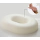 thumbnail image 4 of Cojín ortopédico en forma de anillo de espuma viscoelástica, con forma de donut para aliviar el dolor de hemorroides y coxis, apto para silla de ruedas, asiento de coche, hogar u oficina (azul marino), 4 of 6