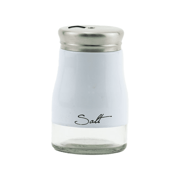 Salero y pimentero de acero inoxidable con fondo de cristal, accesorios de cocina modernos