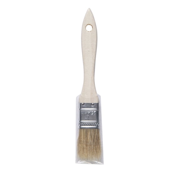 Brocha Plana Unbranded 1 pulg Cerdas Naturales