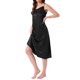 thumbnail image 4 of INSPIRE CHIC Mujeres Pijamas de Satén Floral Escote en V Tirantes Finos Camisones Lencería Midi S Negro, 4 of 6