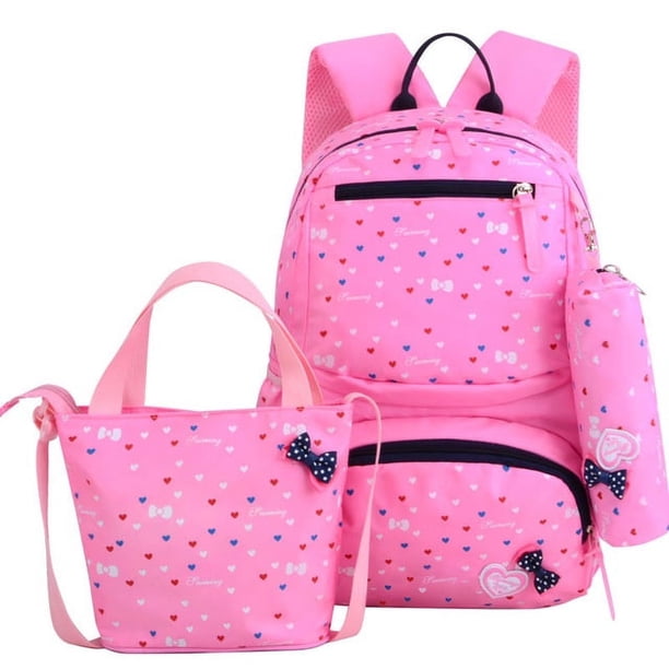 Dropshipping 3pcs/set School Bag Backpacks Schoolbag Fashion Kids Lovely Backpack for Children Girls Bag Student Mochila Sac
