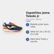 thumbnail image 3 of Zapatilla Baby Fútbol Futsal Joma Toledo Junior Niño Azul Marino Naranja Suela No Marcante Talla 23, 3 of 5