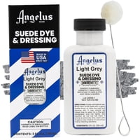 Tinte De Gamuza Dye Angelus, Gris Claro, 90 Ml, Para Gamuza Y Piel Nobuck