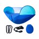thumbnail image 4 of Hamaca Para Acampar Con Red, Cama Para Dormir Colgante Individual, Ligera, Azul, 4 of 5
