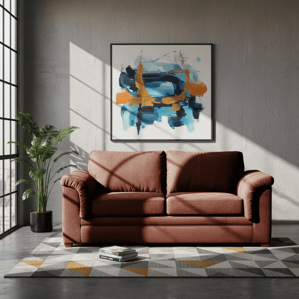 Sofa Ancona 3C Tela Velvet Chocolate