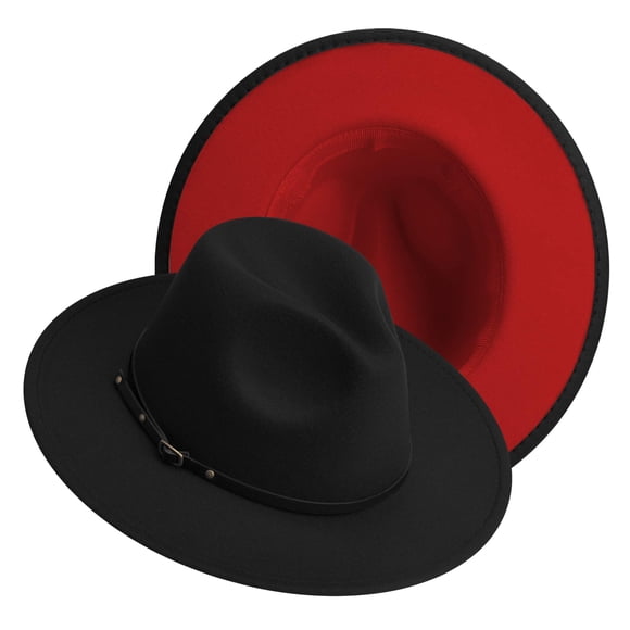 Sombrero Fedora jingsha de fieltro de ala ancha en Panamá para mujeres y hombres