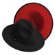thumbnail image 1 of Sombrero Fedora jingsha de fieltro de ala ancha en Panamá para mujeres y hombres, 1 of 7
