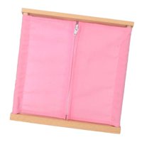 Bothyi - Montessori Toys Busy Board Cards Vestido De Aprendizaje Juguete De Viaje Para Niños Pequeños Cremallera