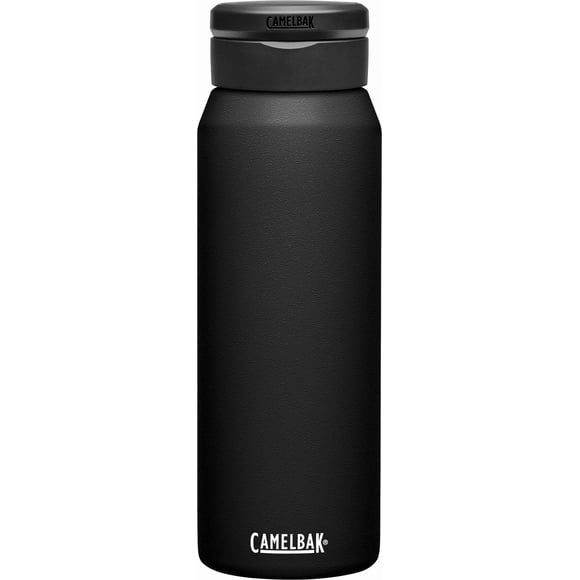 Botella de agua CamelBak Fit Cap al vacío, acero inoxidable, 960 ml, negra