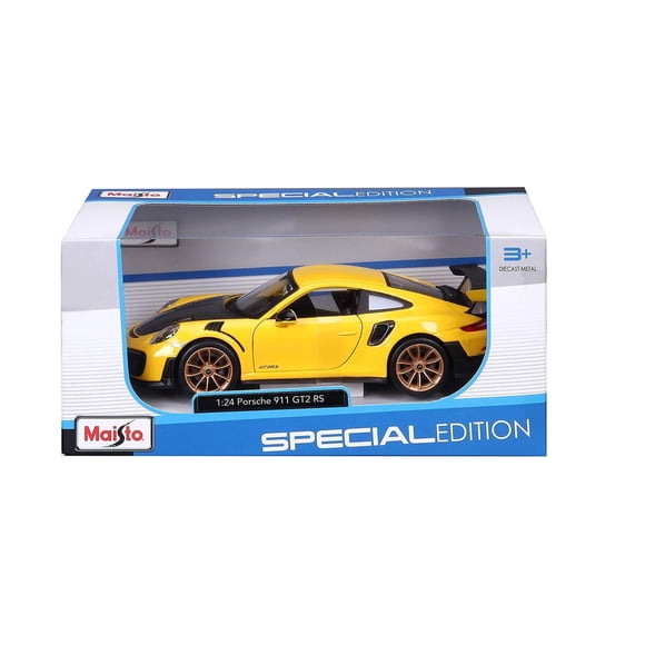Vehículo fundido a presión Bburago Maisto 2018 Porsche 911 GT2 RS 1:24