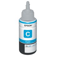 Tinta Botella Epson T673 Ecotank 70Ml Cyan