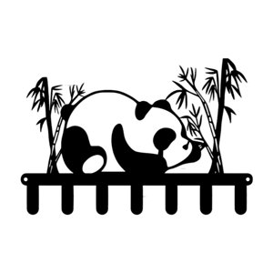 Magideal - Ganchos Para Llaves, Percheros, Diseño De Panda, Fácil Instalación, Organizador Versátil, Colgador De Almacenamiento, Ganchos De Montaje En Pared Para