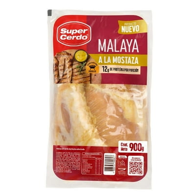 Malaya De Cerdo A La Mostaza 900 G Super Cerdo