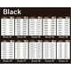 thumbnail image 2 of 1 sheet Long-Lasting 6D Hair-Like Eyebrow Tattoo Stickers - Waterproof Black and Brown Eyebrow Makeup Stickers, 2 of 3