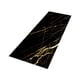 thumbnail image 4 of Alfombrilla de Cocina de Mármol, Decorativa Capert Alfombrilla de Alfombrillas de Puerta Alfombra Alfombrilla de Puerta Alfombras para Inter Oro negro, 4 of 5