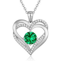 Heshpaws - Colgante Con Piedra De Nacimiento De Zirconia