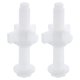 thumbnail image 1 of 2 piezas de tornillos de bisagras de asiento de inodoro, tornillo de perno de bisagra de asiento de inodoro de plástico blanco universal, 1 of 6