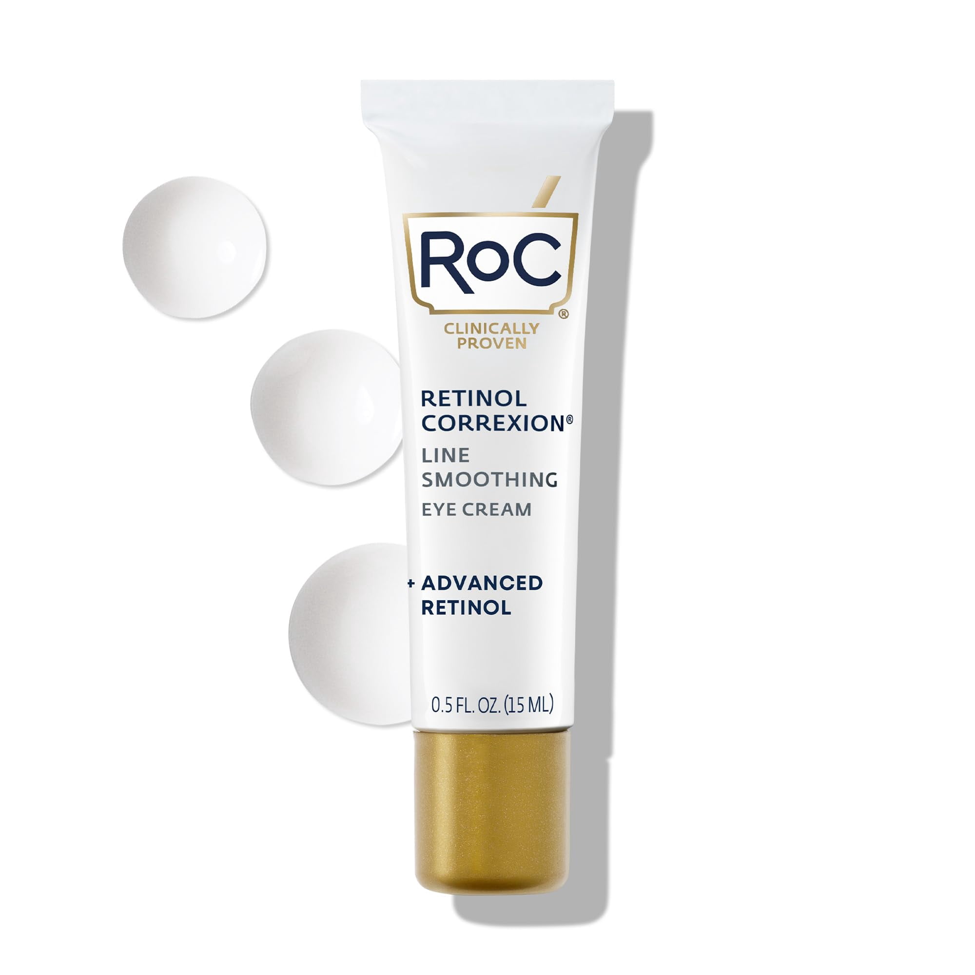 Crema De Ojos Roc Retinol Correxion Para Ojeras E Hinchazón, 15 Ml
