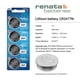 thumbnail image 2 of Pila Renata CR2477N de litio tipo moneda 3V 950 mAh (paquete de 4), 2 of 9