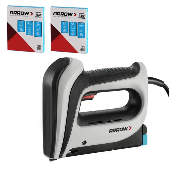 Kit de grapadoras eléctricas Arrow T50ACD con 3750 grapas