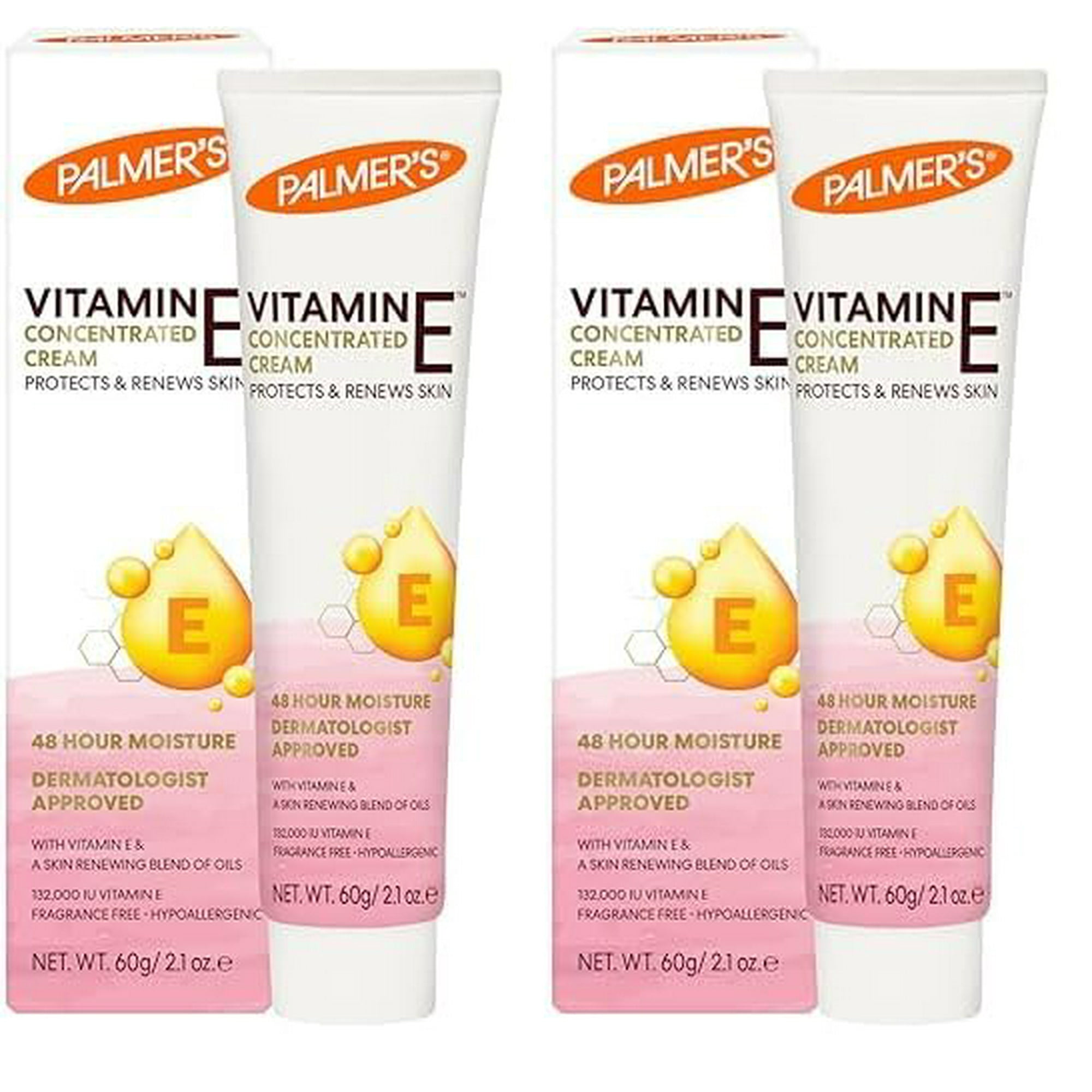 Crema Palmer's Concentrada De Vitamina E Para Manos Y Cuerpo, 60 Ml (x2)