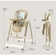 thumbnail image 4 of Silla de comer Plegable Multifuncional 3 en 1 de bebé Blanco, 4 of 4