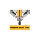 thumbnail image 4 of Reacondicionado Sierra ingletadora compuesta DEWALT DWS713R 120 V 15 A 254 mm renovada, 4 of 9